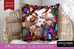 Gem Texture Photo Pillow PNG - Gemstone Picture Frame Pillow Product Image 1