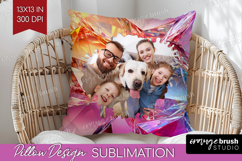Gem Texture Photo Pillow PNG - Gemstone Picture Frame Pillow Product Image 1