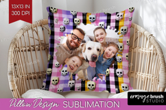 Halloween Photo Pillow PNG - Spooky Picture Frame Pillow Product Image 1