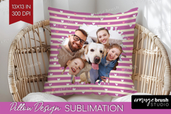 Heart Pattern Photo Pillow PNG - Valentines Day Picture Product Image 1