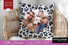 Leopard Print Photo Pillow PNG - Animal Pattern Picture Product Image 1