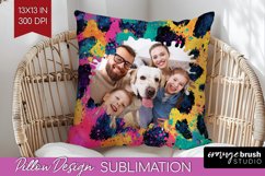 Leopard Print Photo Pillow PNG - Animal Pattern Picture Product Image 1