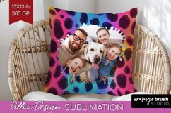Leopard Print Photo Pillow PNG - Animal Pattern Picture Product Image 1