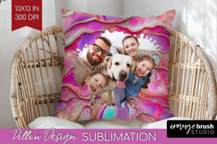 Pearl Photo Pillow PNG - Pearl Texture Picture Frame Pillow Product Image 1
