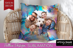 Pearl Photo Pillow PNG - Pearl Texture Picture Frame Pillow Product Image 1