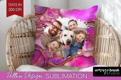 Pearl Photo Pillow PNG - Pearl Texture Picture Frame Pillow Product Image 1