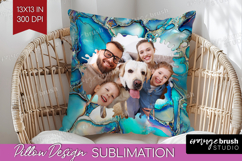 Pearl Photo Pillow PNG - Pearl Texture Picture Frame Pillow Product Image 1