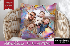 Pearl Photo Pillow PNG - Pearl Texture Picture Frame Pillow Product Image 1
