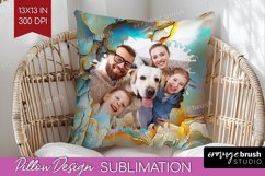 Pearl Photo Pillow PNG - Pearl Texture Picture Frame Pillow Product Image 1