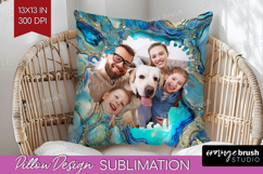 Pearl Photo Pillow PNG - Pearl Texture Picture Frame Pillow Product Image 1