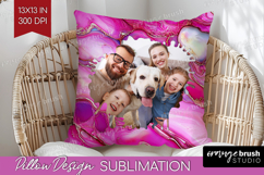 Pearl Photo Pillow PNG - Pearl Texture Picture Frame Pillow Product Image 1