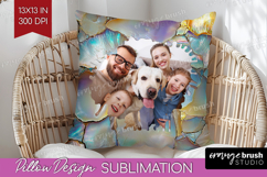 Pearl Photo Pillow PNG - Pearl Texture Picture Frame Pillow Product Image 1