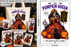 Funny Halloween Skeleton Tarot Card Bundle PNG Product Image 5