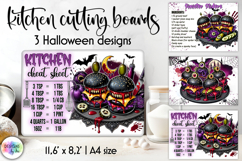 Halloween Cutting Boards Designs, Kitchen Conversion Charts Product Image 1