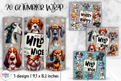 Funny Sarcastic Animal Tumbler Wraps, Coffee Lover Quotes Product Image 8
