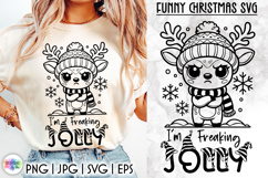 Funny Christmas SVG, Christmas Quote for Cricut &amp; Silhouette Product Image 1