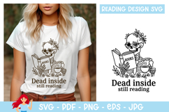 Dead inside, still reading SVG, Reading SVG Product Image 1