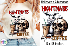 Halloween Sublimation Bundle, Creepy Voodoo Bunny Prints Product Image 10