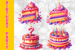 Birthday Accessories Clipart Bundle, Birthday Party Elements Product Image 8