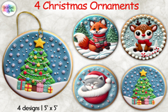 Christmas Ornaments Clipart, Cute Holiday Cookie Ornaments Product Image 1