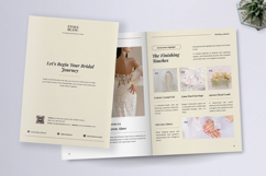 Wedding Bridal Fashion Lookbook Brochure Design Product Image 6