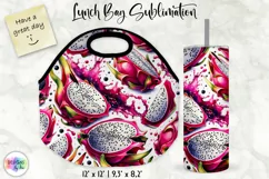 Lunch Bag Sublimation | Fruits and Berries Lunch Bag Print Product Image 1