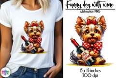 Funny Dog Sublimation Bundle, Funny Wine Quotes Bundle Product Image 11