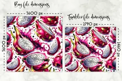 Lunch Bag Sublimation | Fruits and Berries Lunch Bag Print Product Image 2