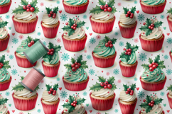 Christmas Seamless Patterns Bundle, Holiday Digital Paper Product Image 21