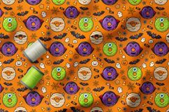 Cute Halloween Monsters Pattern, Spooky Treats Collection Product Image 4