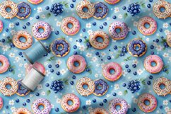 Blueberry Donut Pattern, Blueberry Tartlets Patterns Product Image 4