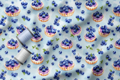 Blueberry Donut Pattern, Blueberry Tartlets Patterns Product Image 5