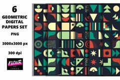 Beautiful seamless geometric digital papers Product Image 1