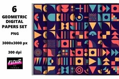 Beautiful seamless geometric digital papers Product Image 1