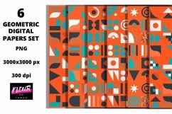 Beautiful seamless geometric digital papers Product Image 1