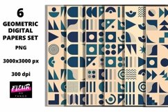 Beautiful seamless geometric digital papers Product Image 1