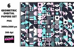 Beautiful seamless geometric digital papers Product Image 1