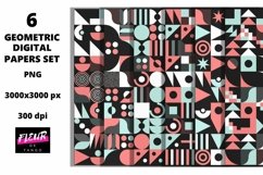 Beautiful seamless geometric digital papers Product Image 1