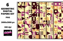 Beautiful seamless geometric digital papers Product Image 1