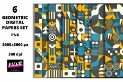 Beautiful seamless geometric digital papers Product Image 1