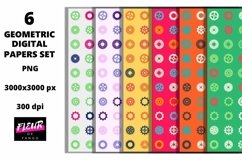 Beautiful seamless geometric digital papers Product Image 1