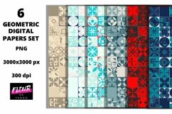 Beautiful seamless geometric digital papers Product Image 1