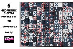 Beautiful seamless geometric digital papers Product Image 1
