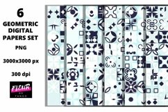 Beautiful seamless geometric digital papers Product Image 1