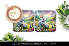 Fantasy Easter Coaster Design | Square Spring Sublimation Product Image 1