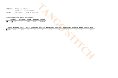 6 stitches high letters font alphabet cross stitch pattern - Tango Stitch