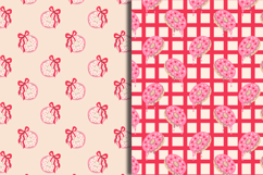 Pink Coquette Donut Seamless Patterns &amp; Digital Papers Set Product Image 6