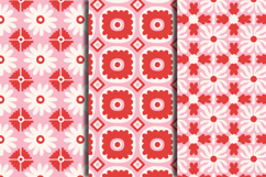 Pink Mediterranean Tiles Seamless Patterns &amp; Digital Papers Product Image 6