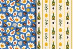 Mediterranean Food Vintage Seamless Patterns &amp; Papers Product Image 6