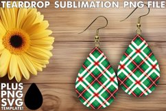 Patterned Delights: Glitter Teardrop Sublimation Product Image 1